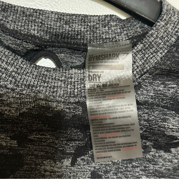 Gymshark Adapt Camo Seamless Crop Top Medium - Picture 7 of 7